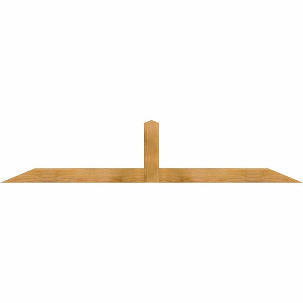Ekena Millwork Portland Rough Sawn Timber Gable Bracket, Western Red Cedar, 84"W x 17"H x 2"D x 4"F, 5/12 Pitch GBW084X17X0204POR00RWR - main